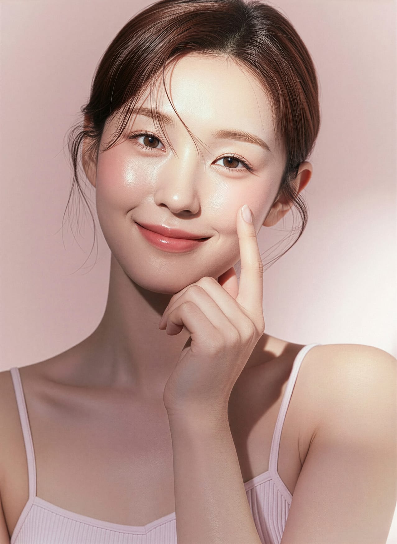 다미온의원 눈성형 안내 이미지 — 모델 얼굴 정면